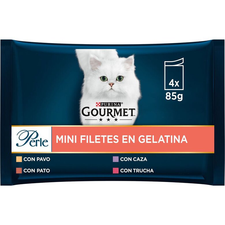 Gourmet Perle Filetes en gelatina sobre para gatos - Multipack 4, , large image number null